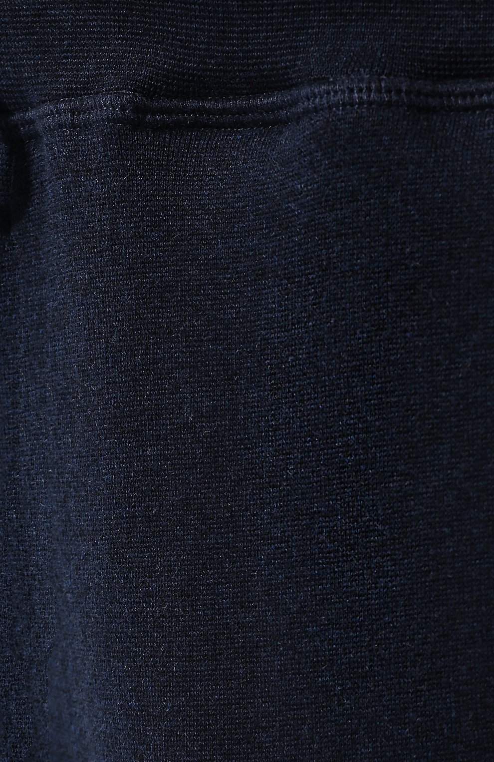 Мужские хлопковые джоггеры RALPH LAUREN темно-синего цвета, арт. 790750384 | Фото 5 (Материал внутренний: Не назначено; Материал сплава: Проставлено; Нос: Не проставлено; Материал внешний: Хлопок; Силуэт М (брюки): Джоггеры)