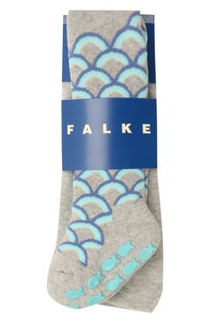 Детские хлопковые колготки FALKE серого цвета, арт. 13547. | Фото 1 (Материал: Текстиль, Синтетический материал, Хлопок; Региональные ограничения белый список (Axapta Mercury): RU)