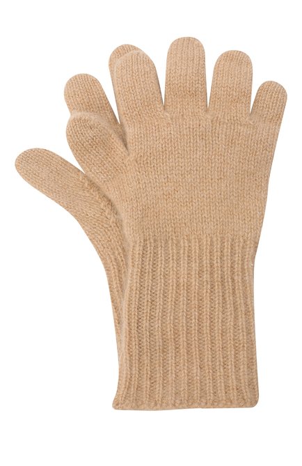 Детские кашемировые перчатки GIORGETTI CASHMERE бежевого цвета, арт. MB1699/4A | Фото 1 (Материал: Шерсть, Кашемир, Текстиль)