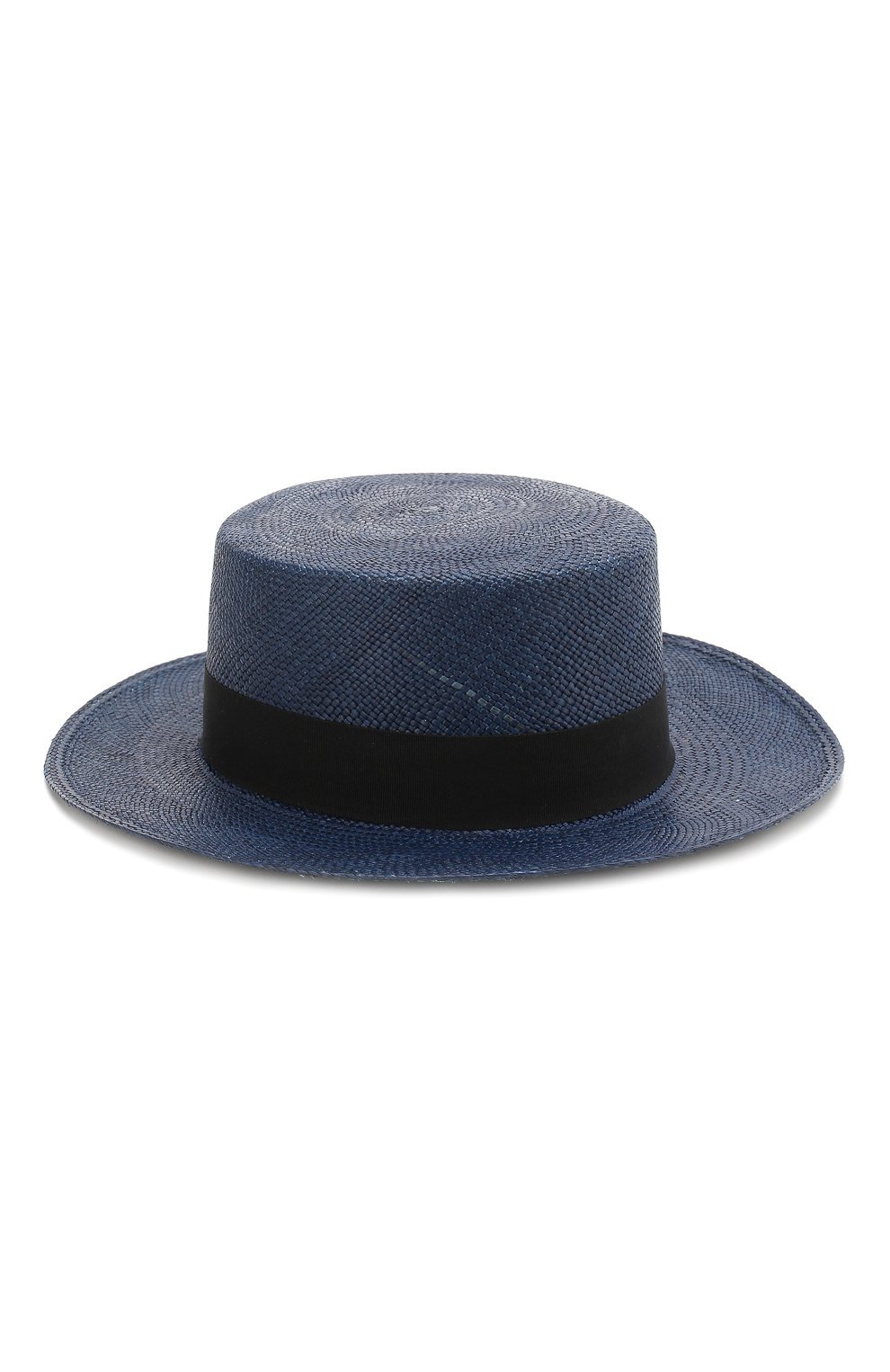 Женская шляпа ekaterina CANOE темно-синего цвета, арт. 1964834_1 | Фото 1 (Материал: Растительное волокно; Статус проверки: Проверена категория)