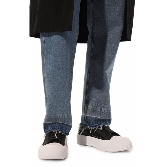 фото Текстильные кеды deck plimsoll alexander mcqueen