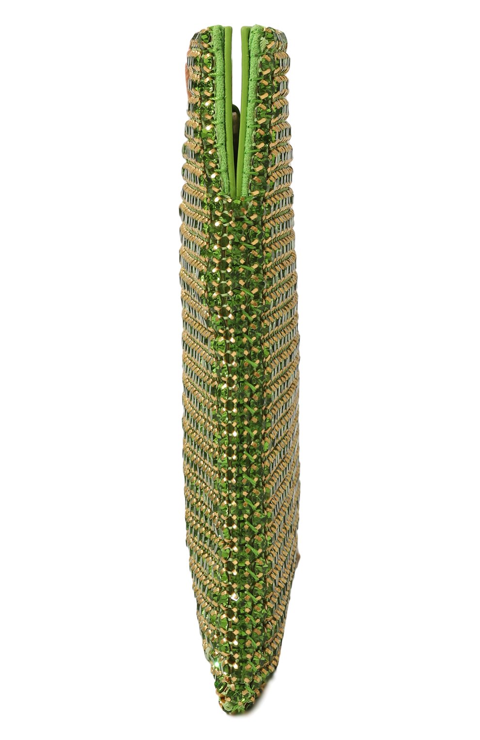 Женская сумка lucinda nano CULT GAIA зеленого цвета, арт. SH2544PS | Фото 4 (Сумки-технические: Сумки top-handle; Материал сплава: Проставлено; Материал: Текстиль; Драгоценные камни: Проставлено; Размер: small)