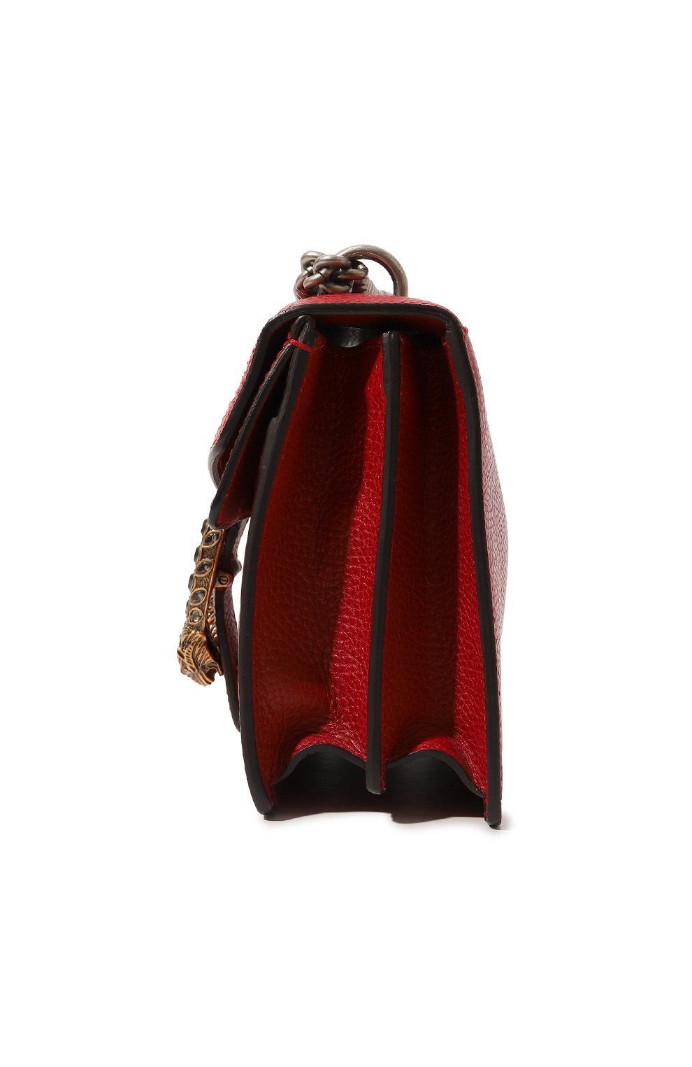 Женская сумка dionysus small GUCCI красного цвета, арт. 400249 CAOGX | Фото 4 (Сумки-технические: Сумки через плечо; Материал: Натуральная кожа; Размер: small)