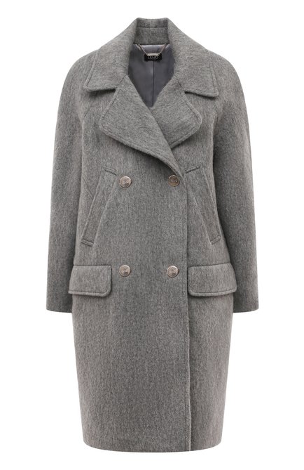 Женское пальто LIU JO серого цвета по цене 52800 руб., арт. CF3246/T2533 | Фото 1