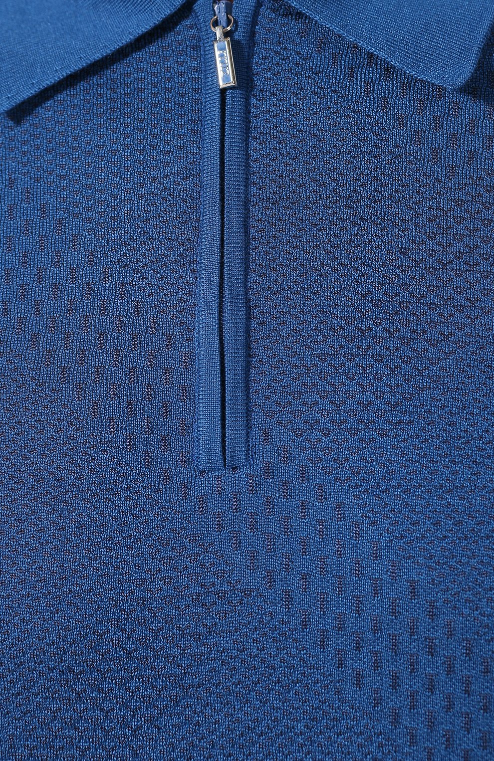 Поло из смеси кашемира и шелка Zilli  MBS-PZ112-JACQ1/ML01 Фото 5