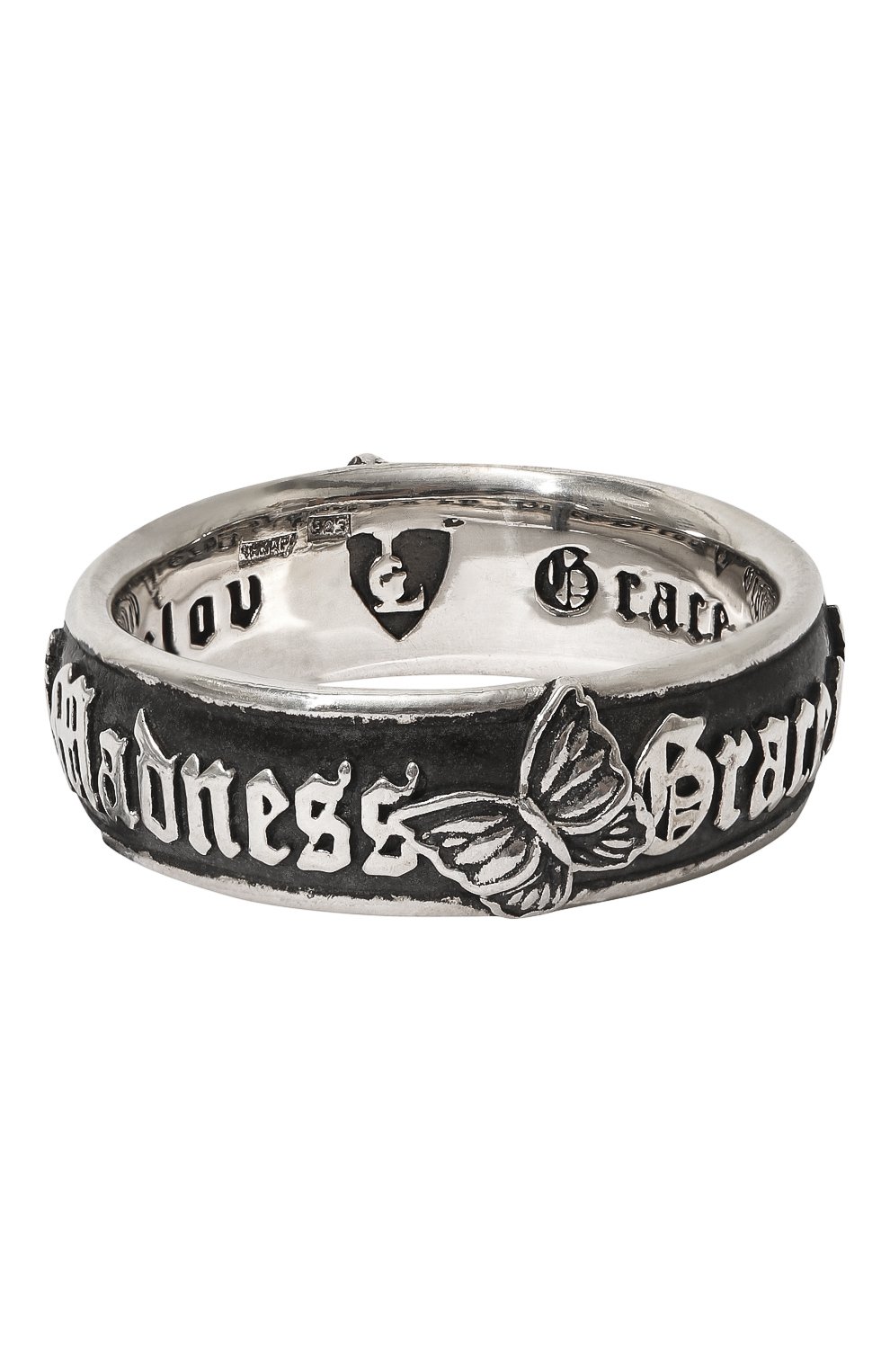 Мужское кольцо благодать безумия GL JEWELRY серебряного цвета, арт. PB560 | Фото 1 (Материал: Серебро)