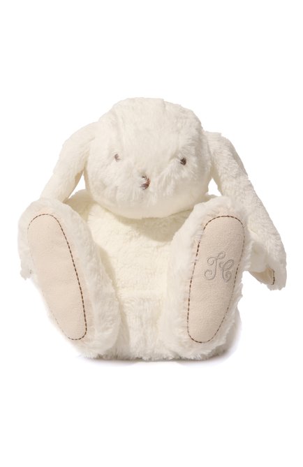 Детского плюшевая игрушка кролик TARTINE ET CHOCOLAT белого цвета, арт. T30330H | Фото 1 (Материал: Текстиль, Синтетический материал; Статус проверки: Проверена категория)