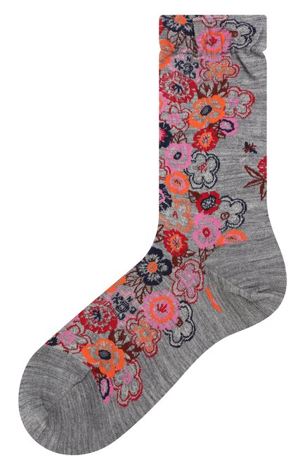 Женские носки ANTIPAST серого цвета, арт. AM-717 | Фото 1 (Материал внешний: Шерсть, Синтетический материал)