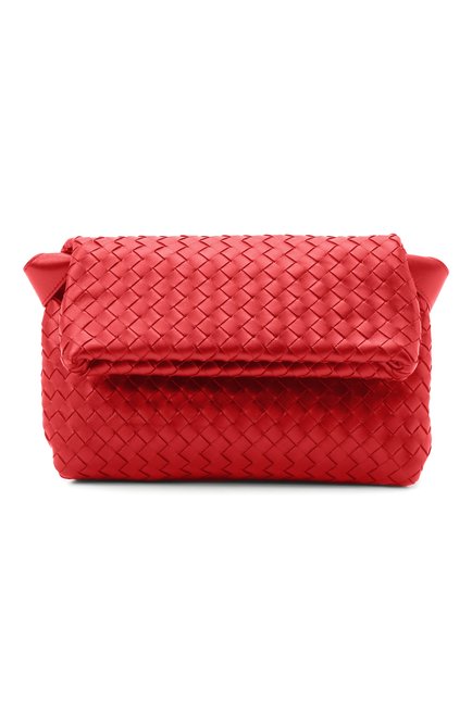 Женская сумка bv fold small BOTTEGA VENETA красного цвета по цене 329500 руб., арт. 642637/V08Z1 | Фото 1