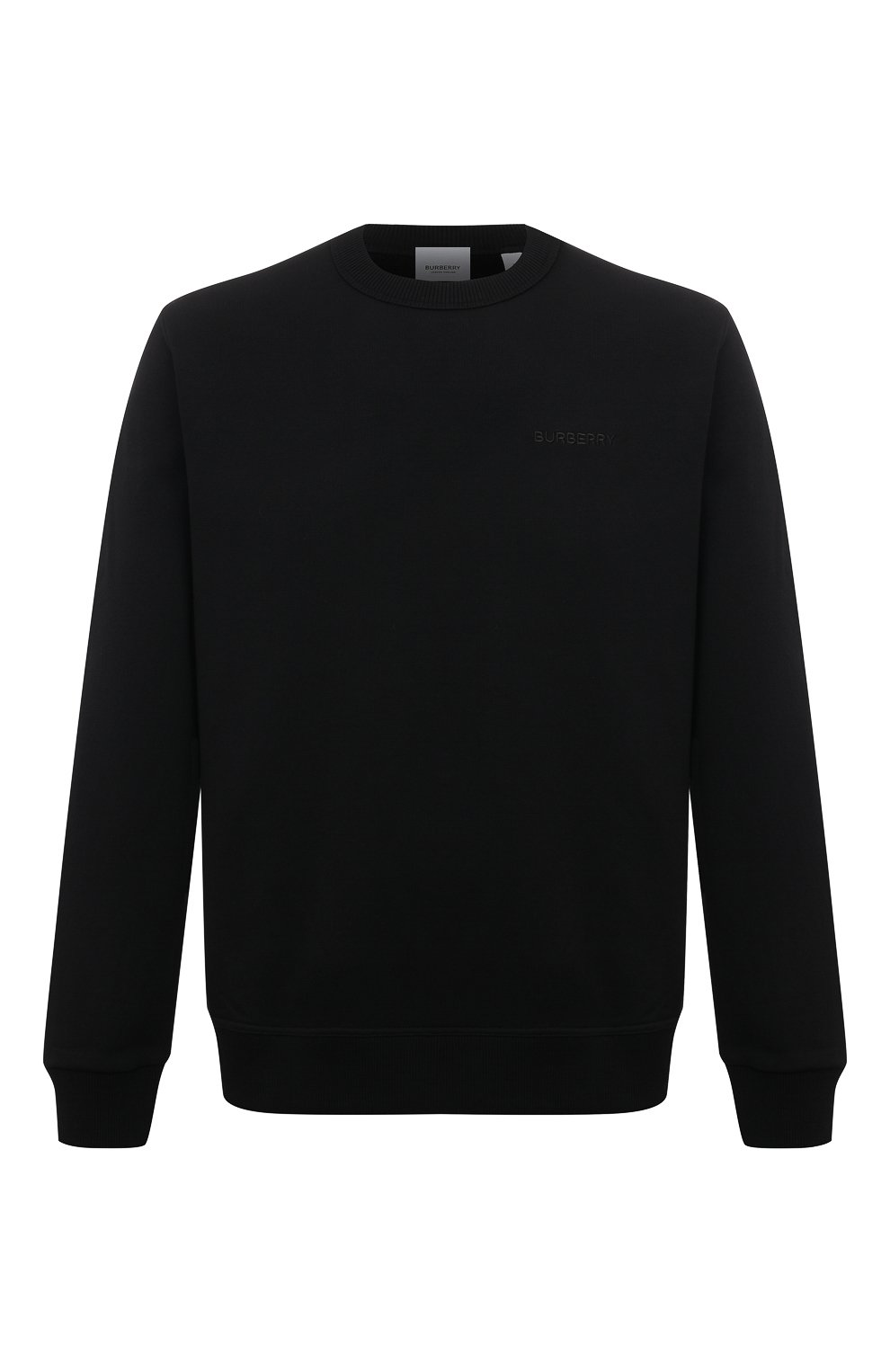 Мужской черный хлопковый свитшот BURBERRY купить в интернет-магазине ...