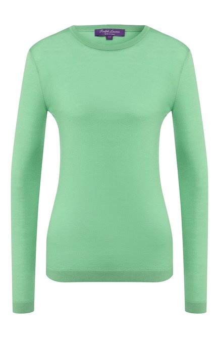 Женский кашемировый пуловер RALPH LAUREN зеленого цвета по цене 87050 руб., арт. 290615194 | Фото 1