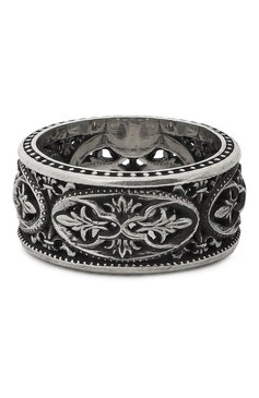 Мужское серебряное кольцо акантус GL JEWELRY серебряного цвета, арт. M700001-S97-01 | Фото 3 (Материал: Серебро)