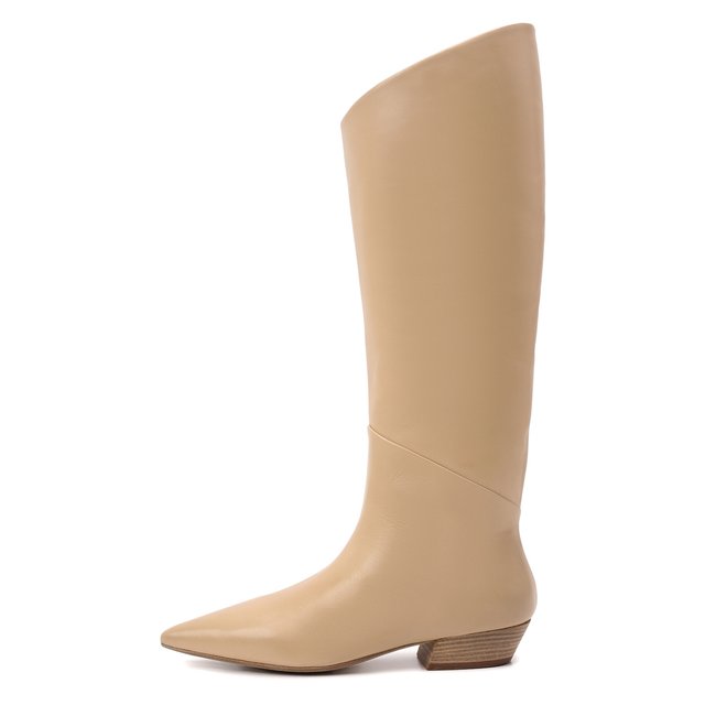 фото Кожаные сапоги puntello marsell