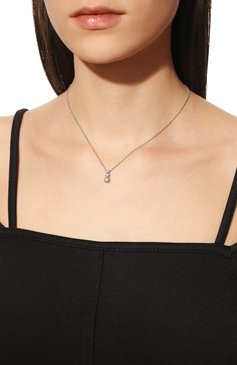 Женская подвеска на цепочке attract trilogy SWAROVSKI серебряного цвета, арт. 5414970 | Фото 2 (Материал: Металл; Статус проверки: Проверена категория)