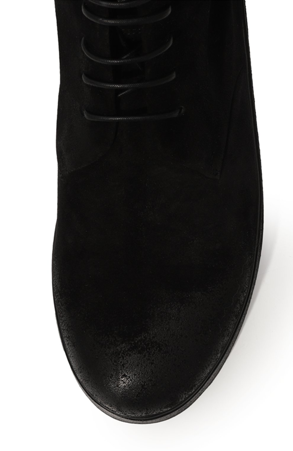 Мужские замшевые ботинки MARSELL черного цвета, арт. MM1178/186 | Фото 6 (Му жское Кросс-КТ: Ботинки-обувь; Материал внутренний: Натуральная кожа; Материал сплава: Проставлено; Материал утеплителя: Без утеплителя; Подошва: Плоская; Драгоценные камни: Проставлено; Материал внешний: Замша)