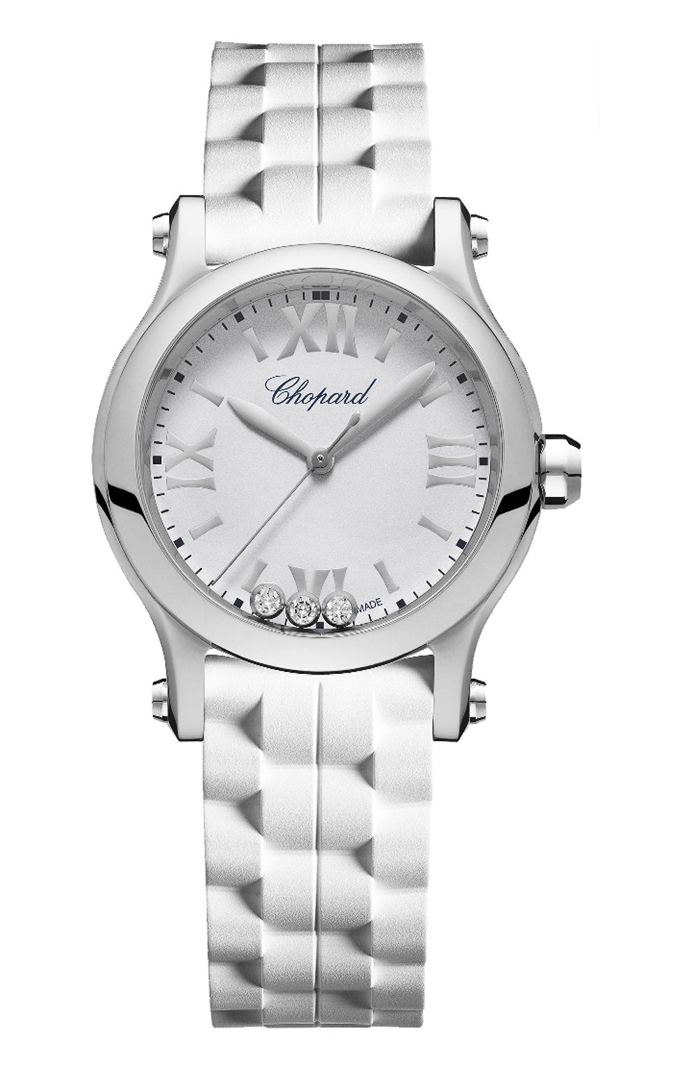 happy sport steel white CHOPARD