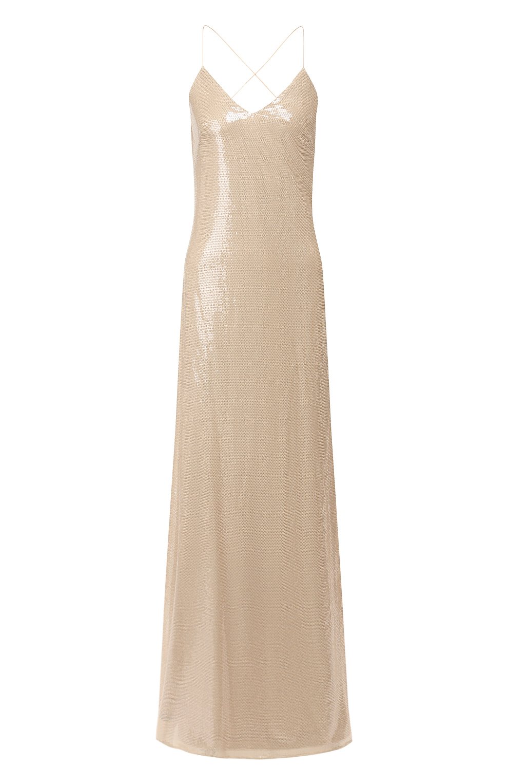 Платье с пайетками Ralph Lauren