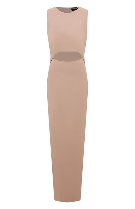 Женское платье-макси из вискозы TOM FORD розового цвета по цене 378500 руб., арт. AB2464-FAX459 | Фото 1