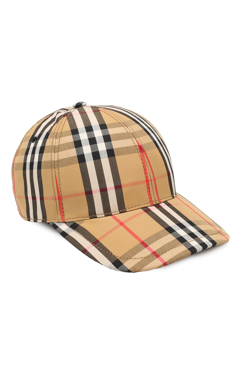 Женская хлопковая бейсболка BURBERRY бежевого цвета, арт. 8015833 | Фото 1 (Материал: Текстиль, Хлопок)