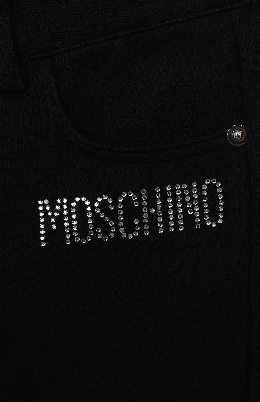 Брюки для девочки из вискозы Moschino  HDP04I/LJA00/10A-14A Фото 3