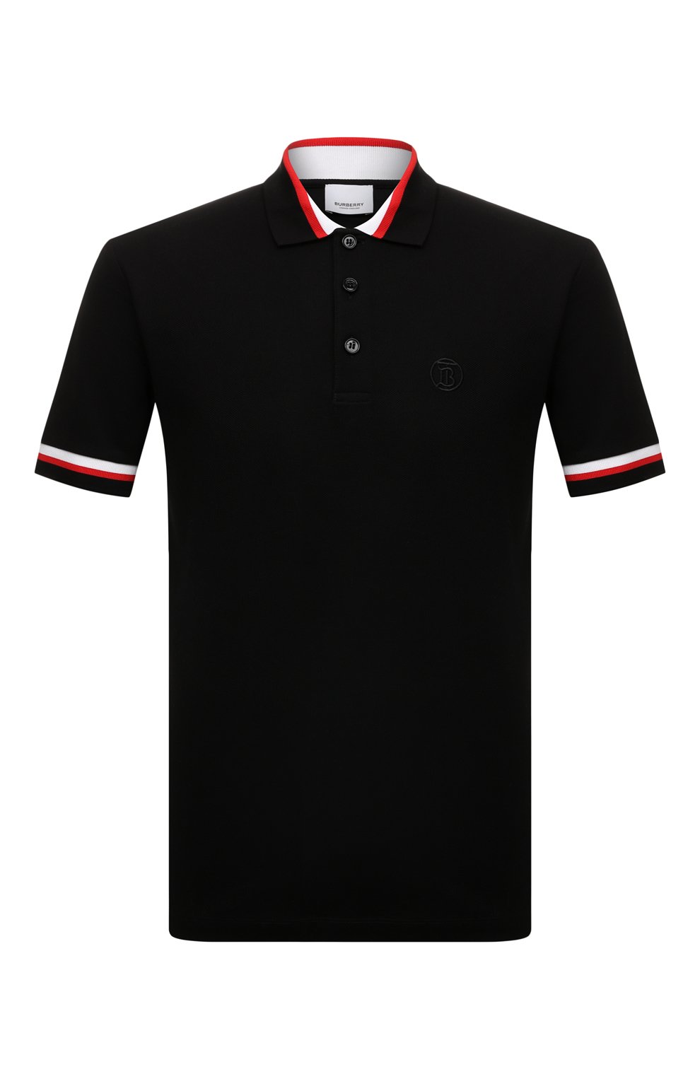 Burberry red store polo shirt