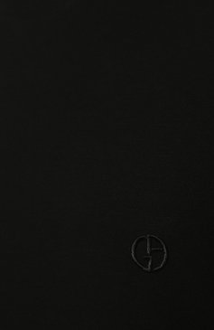 Мужская футболка из вискозы GIORGIO ARMANI черного цвета, арт. 3GST52/SJP4Z | Фото 5 (Принт: Без принта; Рукава: Короткие; Длина (для топов): Стандарт ные; Мужское Кросс-КТ: Футболка-одежда; Материал сплава: Проставлено, Проверено; Материал внешний: Вискоза; Статус проверки: Проверено, Проверена категория; Драгоценные камни: Проставлено; Стили: Кэжуэл)