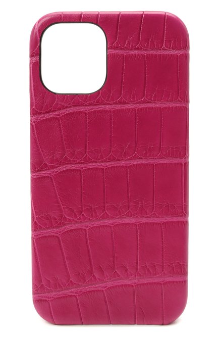 Чехол для iphone 12 pro 2MESTYLE фуксия цвета, арт. DD374/CNIL | Фото 1 (Региональные ограничения белый список (Axapta Mercury): RU; Материал: Натуральная кожа)