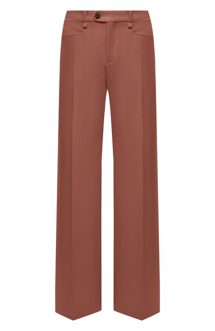 Женские шерстяные брюки CHLOÉ коричневого цвета по цене 114500 руб., арт. CHC21UPA17166 | Фото 1