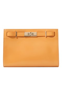 Женская сумка out of office small BORBONESE оранжевого цвета, арт. 924647 | Фото 1 (Сумки-технические: Сумки через плечо; Материал: Натуральная кожа)