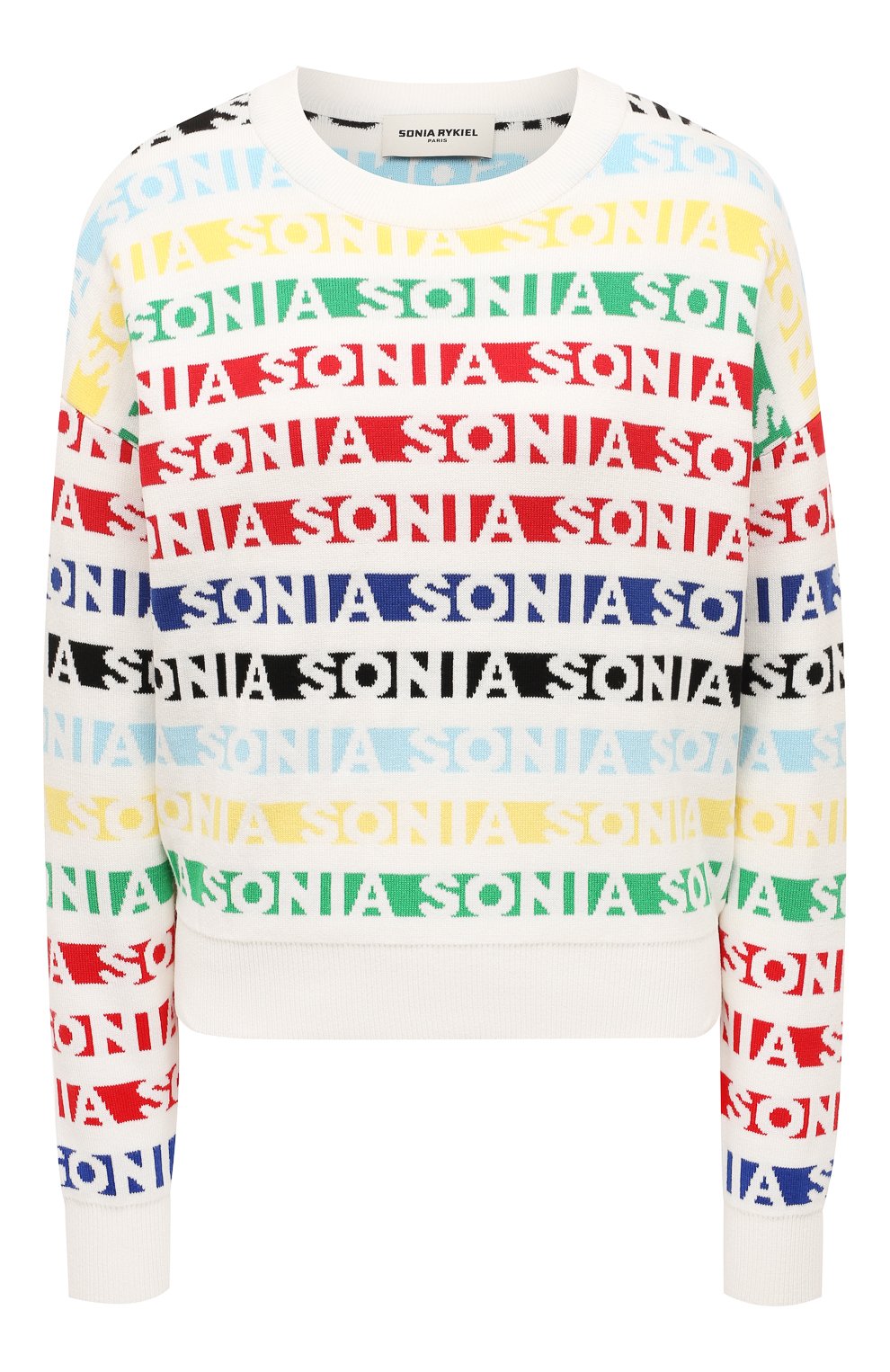 Хлопковый пуловер Sonia Rykiel