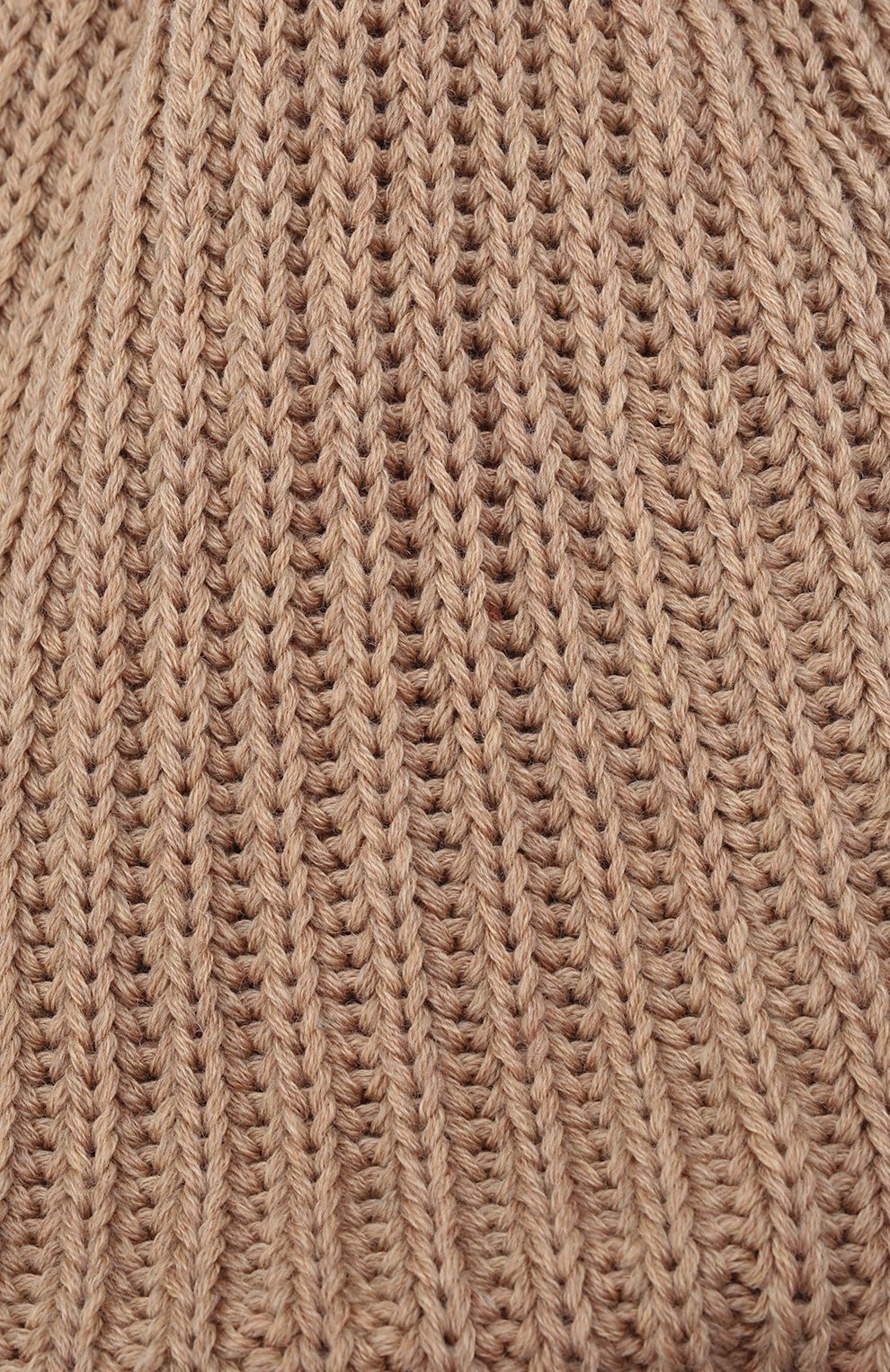 Женская шерстяная шапка BLACK SABLE бежевого цвета, арт. BS-005СР14 | Фото 4 (Материал: Текстиль, Шерсть)