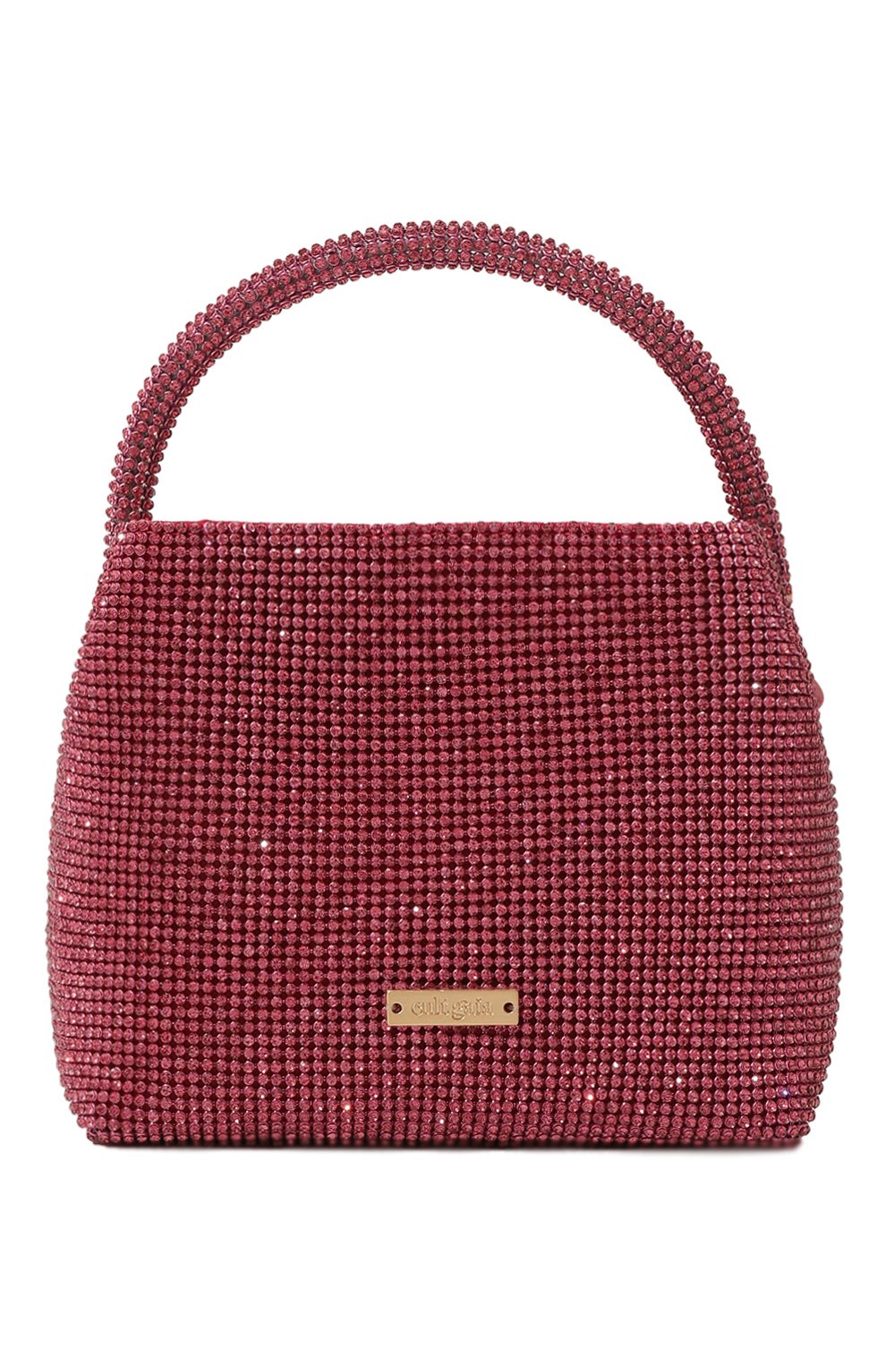 Женская сумка solene mini CULT GAIA розового цвета, арт. TH2545PS | Фото 1 (Сумки-технические: Сумки top-handle; Материал сплава: Проставлено; Размер: mini; Драгоценные камни: Проставлено; Материал: Экокожа)