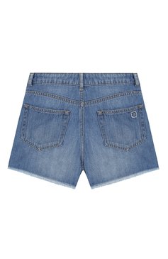 Детские джинсовые шорты INDEE голубого цвета, арт. EXCLUSIVE/DENIM/8Y-10Y | Фото 2 (Кросс-КТ: Деним; Материал внешний: Хлопок; Девочки Кросс-КТ: Шорты-одежда; Статус проверки: Проверена категория)