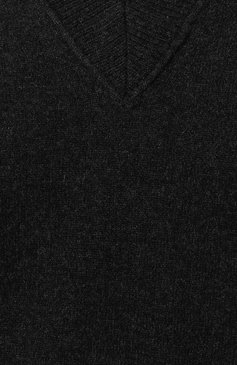 Женский кашемировый свитер UMA WANG темно-серого цвета, арт. UK7148 | Фото 5 (Женское Кросс-КТ: Свитер-одежда; Материал внешний: Шерсть, Кашемир; Рукава: Длинные; Длина (для топов): Стандартные; Материал сплава: Проставлено; Драгоценные камни: Проставлено; Стили: Минимализм)