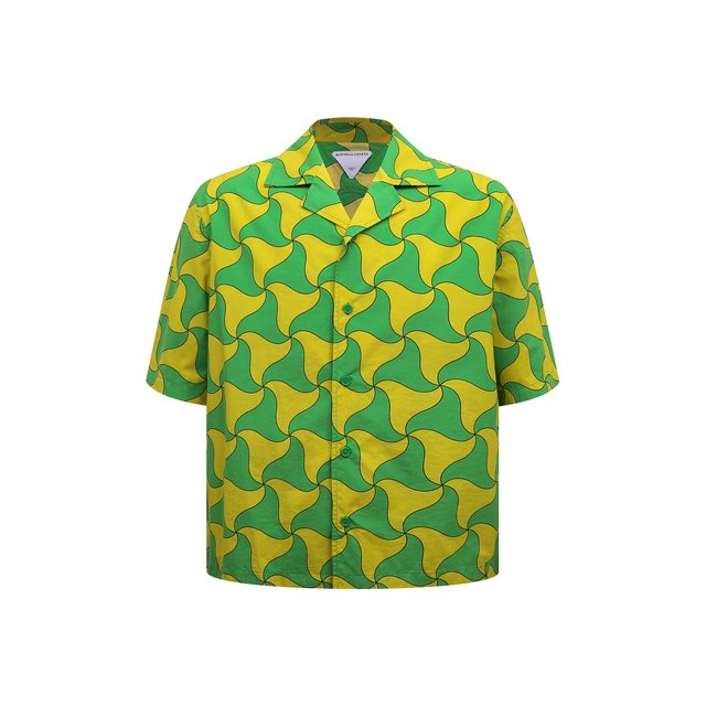 Рубашка Bottega Veneta Зелёный 679284/V1P90 5629073