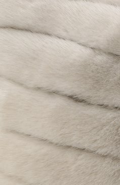 Женская шапка из меха норки FURLAND белого цвета, арт. 0181702110112300585 | Фото 3 (Статус проверки: Проверено, Проверена категория; Материал: Натуральный мех)