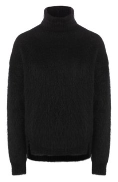 Женский свитер GIORGIO ARMANI черного цвета, арт. 6GAM14/AM37Z | Фото 1 (Женское Кросс-КТ: Свитер-одежда; Материал внешний: Шерсть; Рукава: Длинные; Длина (для топов): Стандартные; Материал сплава: Проставлено; Драгоценные камни: Проставлено; Стили: Минимализм, Кэжуэл; Статус проверки: Проверена категория)