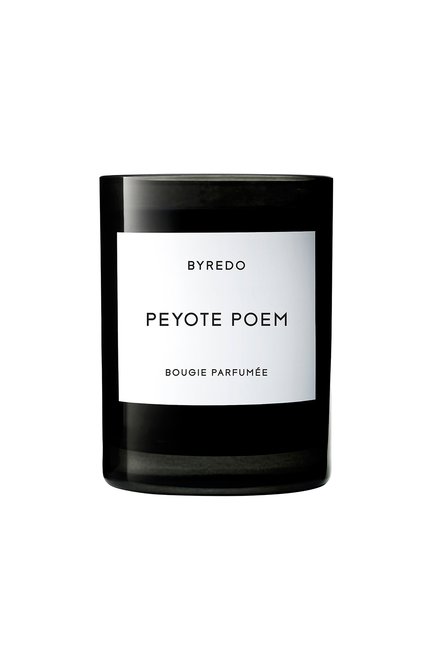 Свеча peyote poem BYREDO бесцветного цвета, арт. 7340032810639 | Фото 1 (Ограничения доставки: flammable)