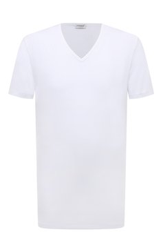 Мужская хлопковая футболка ZIMMERLI белого цвета, арт. 172-1462 | Фото 1 (Кросс-КТ: домашняя одежда; Рукава: Короткие; Длина (для топов): Стандартные; Региональные ограничения белый список (Axapta Mercury): RU; Материал сплава: Проставлено; Материал внешний: Хлопок; Мужское Кросс-КТ: Футболка-белье; Ювелирные украшения: Назначено; Драгоценные камни: Проставлено; Статус проверки: Проверена категория)