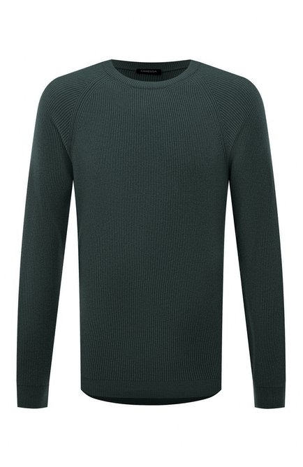 Женский кашемировый пуловер CANESSA темно-зеленого цвета по цене 71700 руб., арт. EMKG001 FK0001T | Фото 1