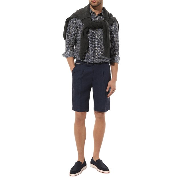 фото Шелковая рубашка corneliani