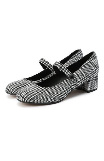 Детские туфли MISSOURI черно-белого цвета по цене 19950 руб., арт. 78056M/31-34 | Фото 1