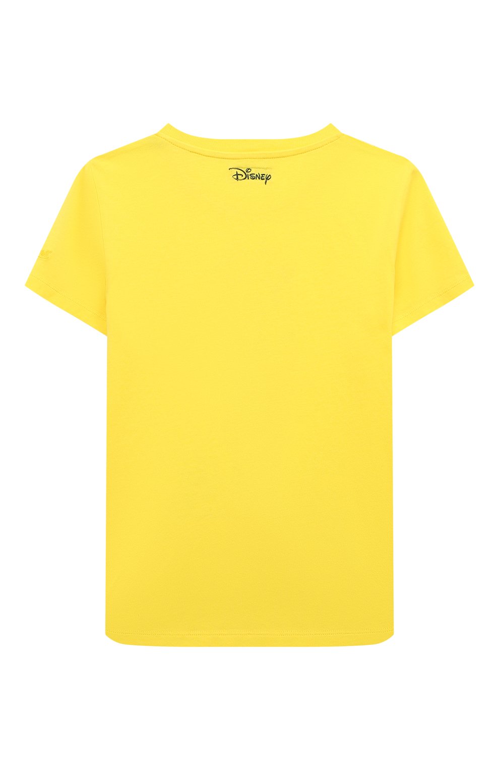 Детская хлопковая футболка MC2 SAINT BARTH желтого цвета, арт. STBK/ELLY/06007D | Фото 2 (Девочки Кросс-КТ: футболка-одежда; Рукава: Короткие; Материал сплава: Проставлено; Материал внешний: Хлопок; Тематический товар: Disney; Драгоценные камни: Проставлено)