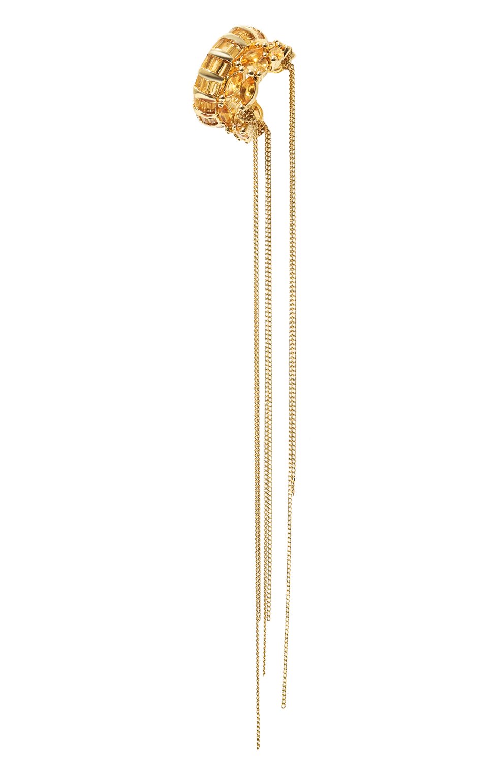 Женская двойной кафф crush CAVIAR JEWELLERY золотого цвета, арт. CR004Y | Фото 3 (Региональные ограничения белый список (Axapta Mercury): Не проставлено; Нос: Не проставлено; Материал: Металл)