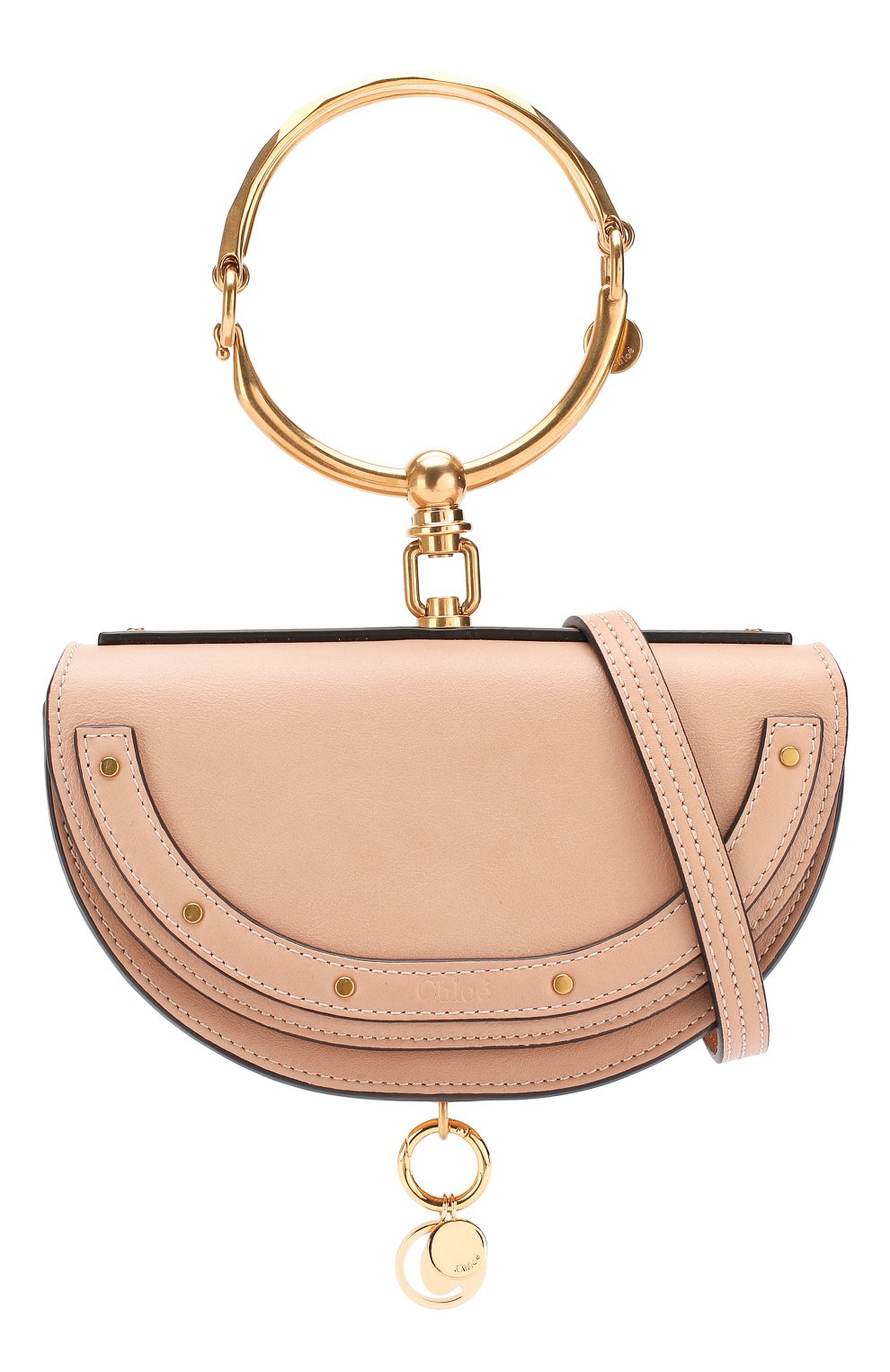 Chloe nile minaudiere biscotti on sale beige