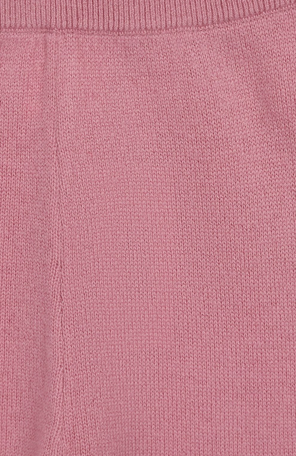 Детские кашемировые брюки LES LUTINS розового цвета, арт. 20E001/LEGGING | Фото 3 (Материал внешний: Шерсть, Кашемир; Кросс-КТ НВ: Брюки)