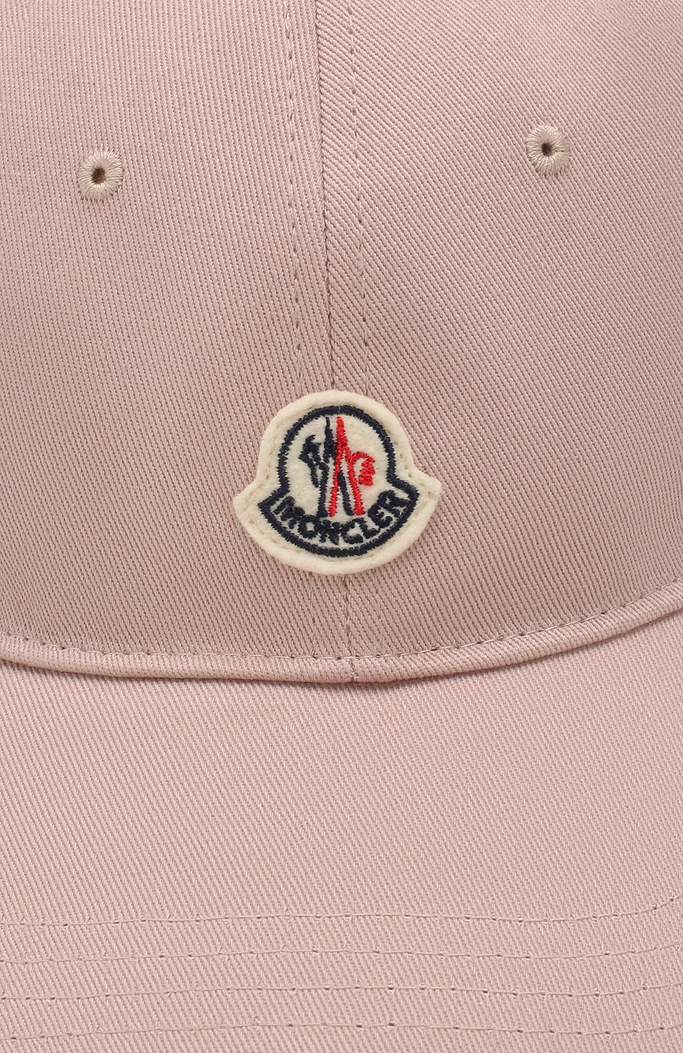 Детская хлопковая бейсболка MONCLER светло-розового цвета, арт. F1-954-3B100-00-04863 | Фото 3 (Материал: Текстиль, Хлопок; Региональные ограничения белый список (Axapta Mercury): RU)