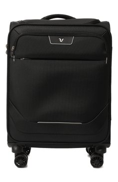 Мужской дорожный чемодан joy small RONCATO черного цвета, арт. 41622301 | Фото 1 (Материал: Текстиль; Размер: large; Ограничения доставки: oversized)