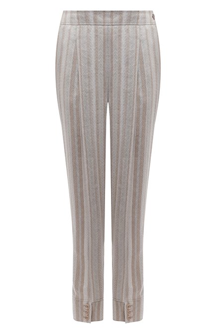 Женские льняные брюки GIORGIO ARMANI бежевого цвета по цене 131500 руб., арт. 1WHPP0JE/T02IM | Фото 1