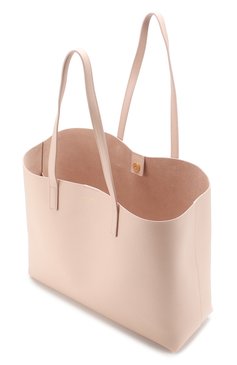 Женский сумка-тоут shopping large SAINT LAURENT светло-розового цвета, арт. 600281/CSV0J | Фото 4 (Сумки-технические: Сумки-шопперы; Материал: Натуральная кожа; Размер: large)